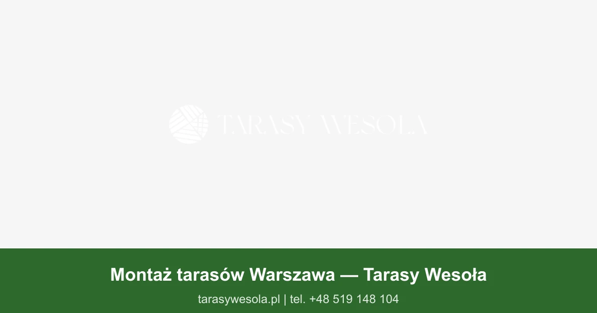 Tarasy Wesoła — poznaj wykonawcę
